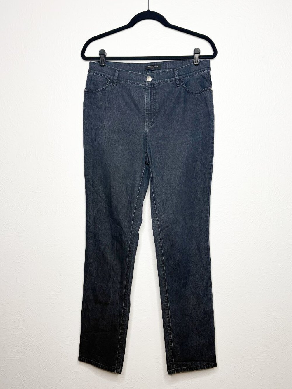 Lafayette 148 Dark Wash Straight Jeans Women's Size 10